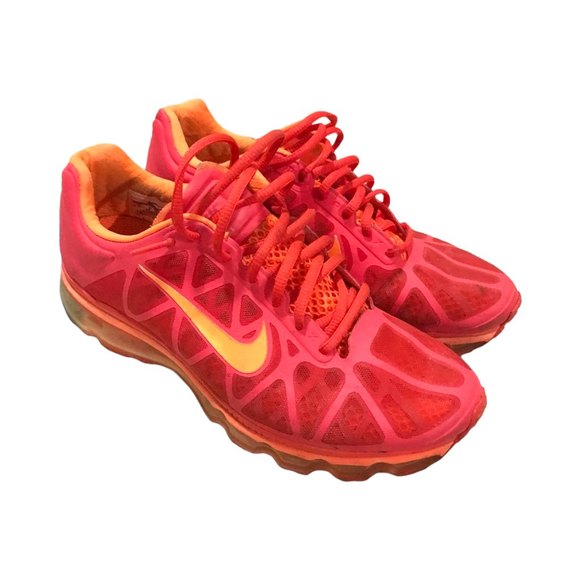 *SOLD* Nike Air Max+ 2011 Max Orange Total Orange Men's Sz 9 - Picture 2 of 5